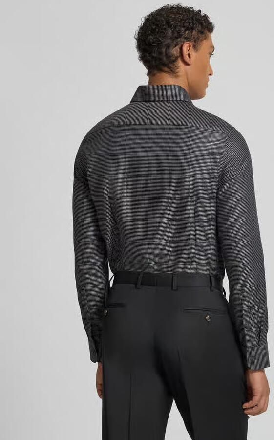 Seidensticker Slim fit zakelijk overhemd met kentkraag - Foto 1