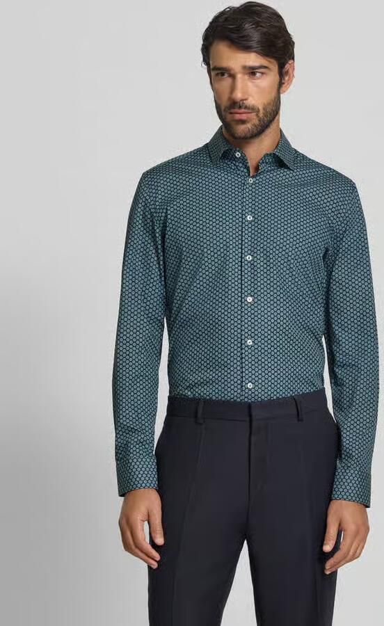 Seidensticker Slim fit zakelijk overhemd met kentkraag - Foto 2