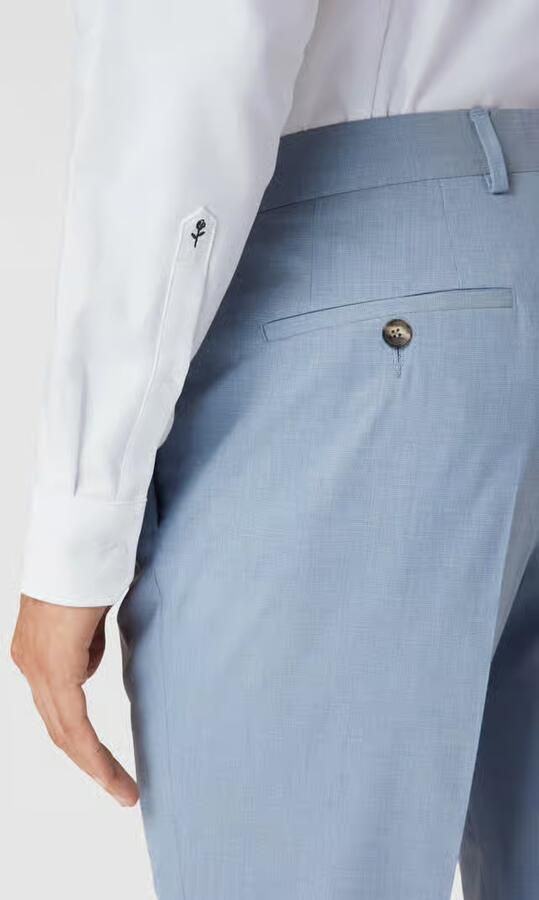 Seidensticker Slim fit zakelijk overhemd met kentkraag van fijn twill - Foto 2
