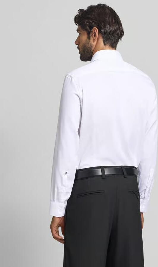 Seidensticker Slim fit zakelijk overhemd met structuurmotief
