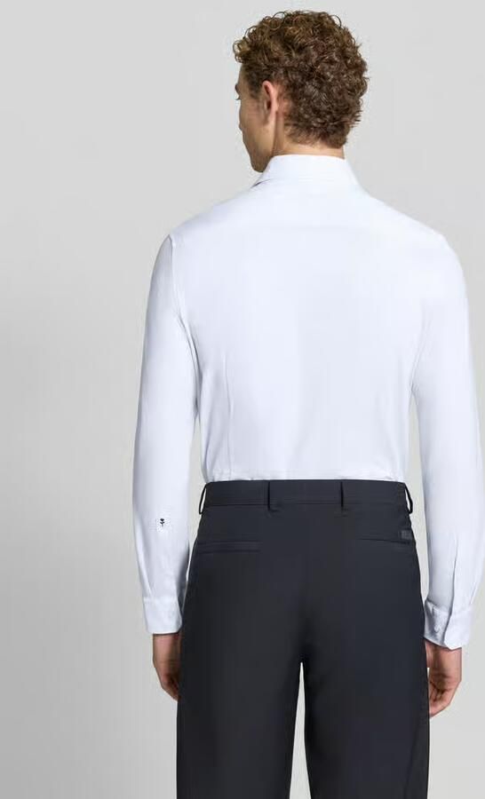 Seidensticker Slim fit zakelijk overhemd met structuurpatroon