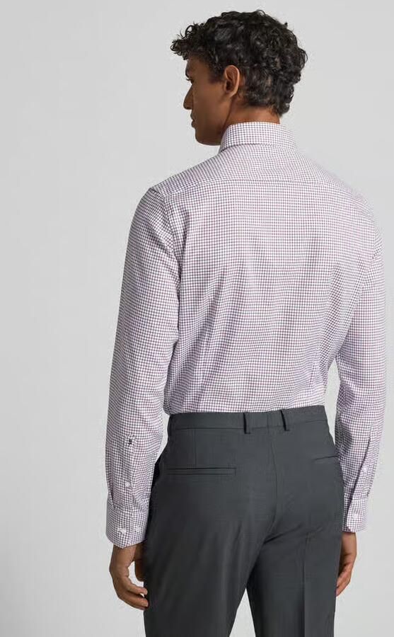 Seidensticker Slim fit zakelijk overhemd van katoen met button-downkraag - Foto 2