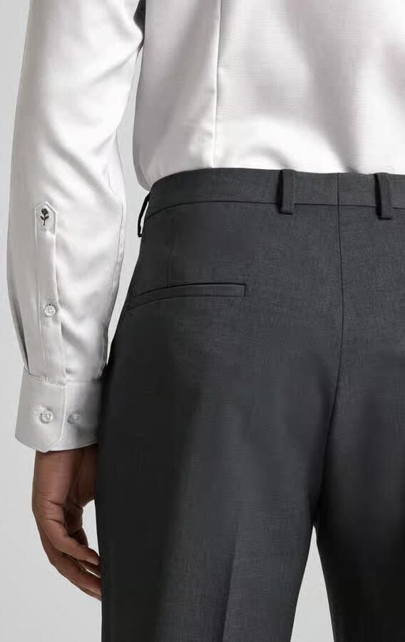 Seidensticker Slim fit zakelijk overhemd van katoen met kentkraag - Foto 2