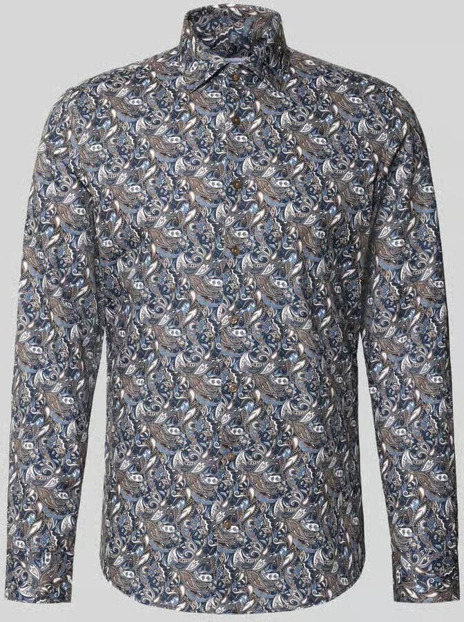 Seidensticker Slim fit zakelijk overhemd van pure katoen model 'New Kent'