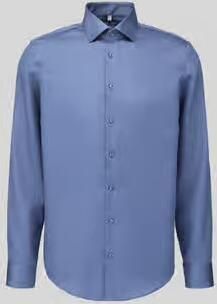 Seidensticker Slim fit zakelijk overhemd van pure katoen model 'New Kent'