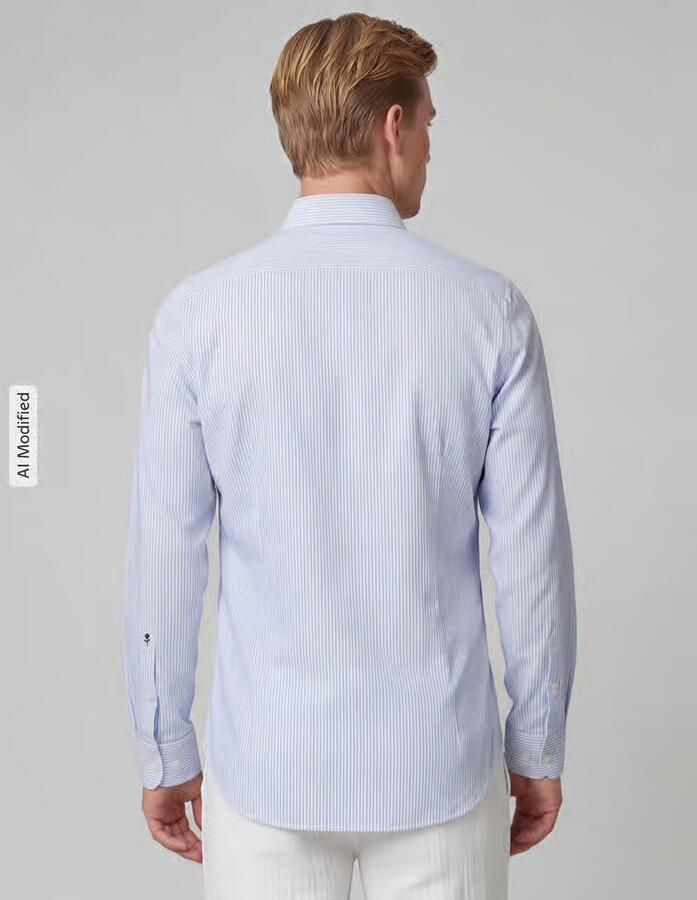 Seidensticker Slim fit zakelijk overhemd van pure katoen model 'New Kent' - Foto 3