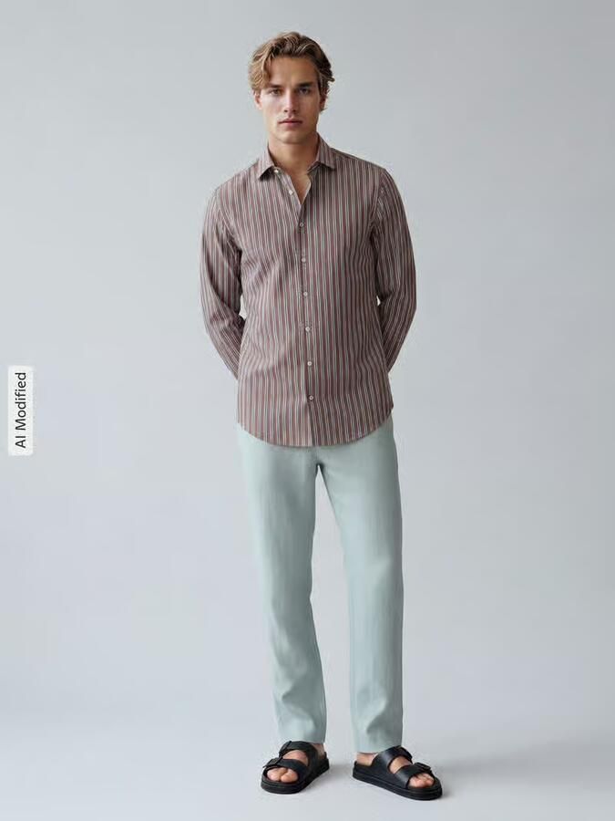 Seidensticker Slim fit zakelijk overhemd van pure katoen model 'New Kent' - Foto 3