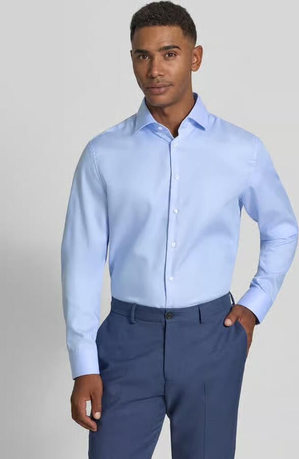 Seidensticker Slim fit zakelijk overhemd van pure katoen model 'New Kent' - Foto 4