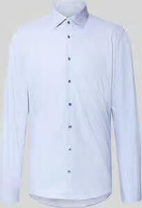 Seidensticker Slim fit zakelijk overhemd van pure katoen model 'New Kent'