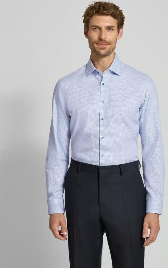 Seidensticker Slim fit zakelijk overhemd van pure katoen model 'New Kent' - Foto 3