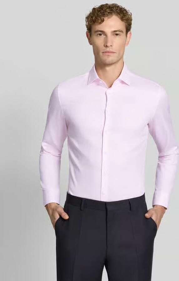 Seidensticker Slim fit zakelijk overhemd van pure katoen model 'New Kent' - Foto 2