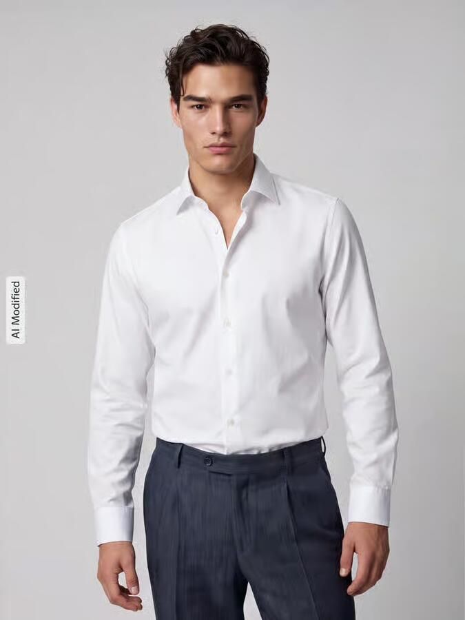 Seidensticker Slim fit zakelijk overhemd van pure katoen model 'New Kent' - Foto 2