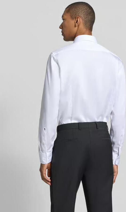 Seidensticker Slim fit zakelijk overhemd van pure katoen model 'New Kent' - Foto 10