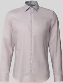 Seidensticker Slim fit zakelijk overhemd van pure katoen model 'New Kent Patch'