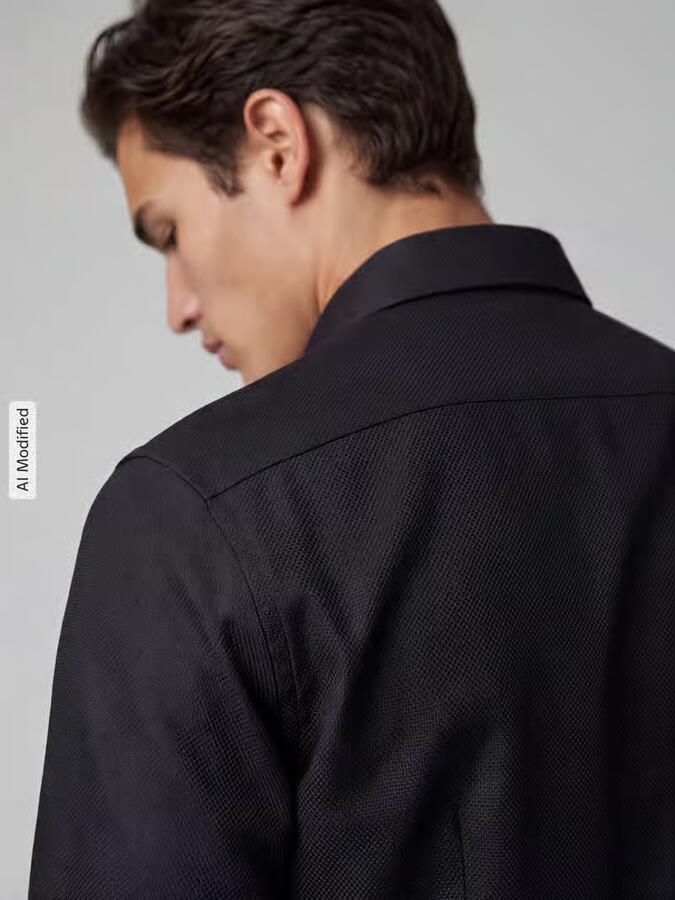 Seidensticker slim fit zakelijk overhemd van puur katoen