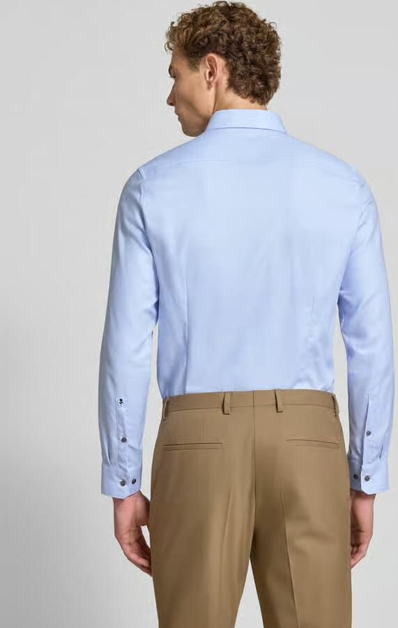 Seidensticker Slim fit zakelijk overhemd van puur katoen - Foto 2