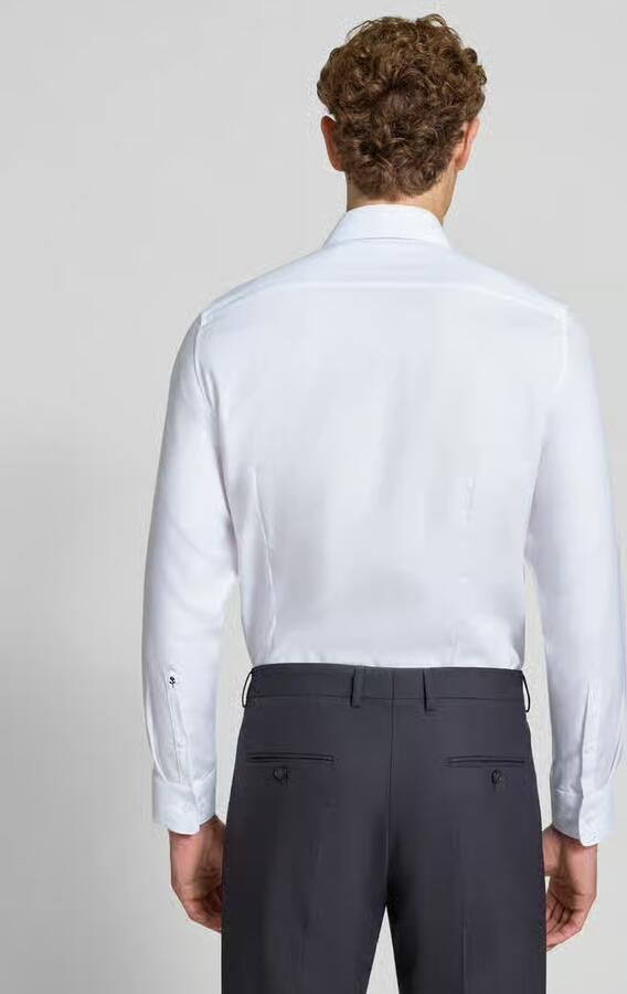 Seidensticker Slim fit zakelijk overhemd van puur katoen - Foto 2