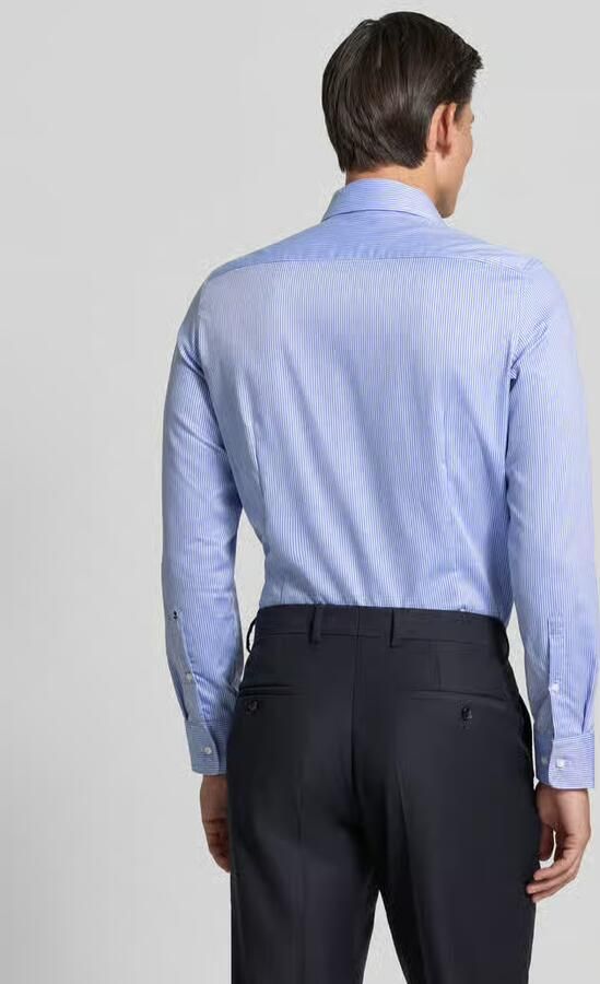 Seidensticker Slim fit zakelijk overhemd van puur katoen - Foto 3