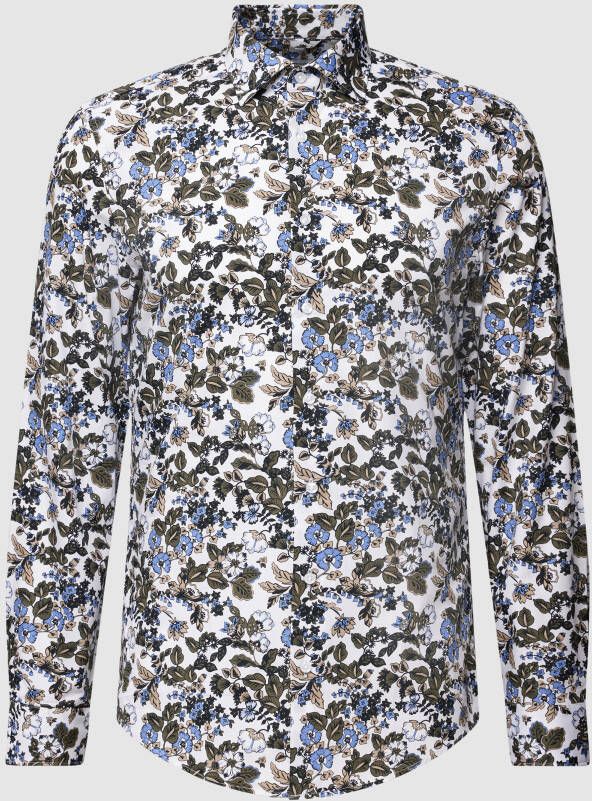 seidensticker Slim fit zakelijk overhemd met bloemenmotief model 'New Kent'