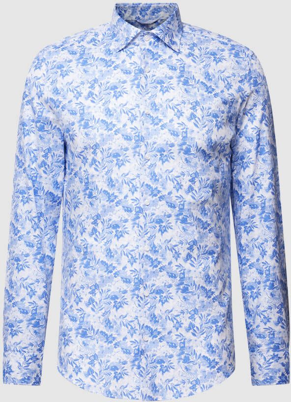 Seidensticker Slim fit zakelijk overhemd met bloemenmotief model 'New Kent'