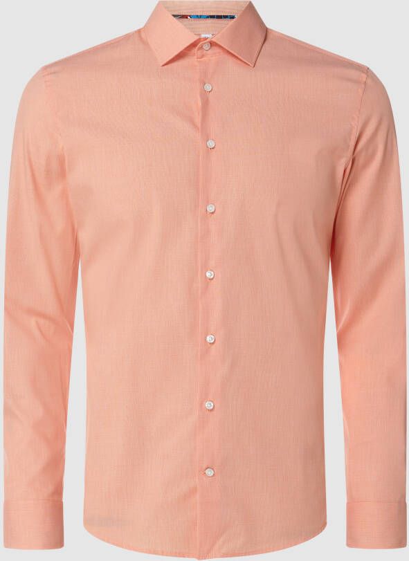 Seidensticker Businessoverhemd SLIM lange mouwen kentkraag uni