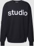 Seidensticker Studio Oversized sweatshirt met flockprint model 'STUDIO' - Thumbnail 1