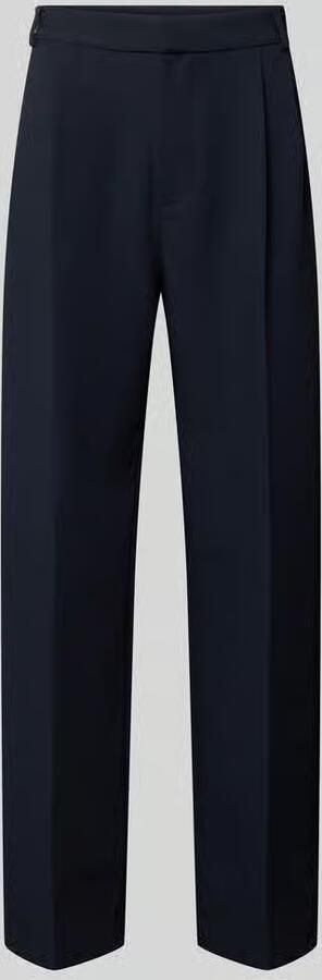 SEIDENSTICKER STUDIO Regular Fit pantalon met bandplooien