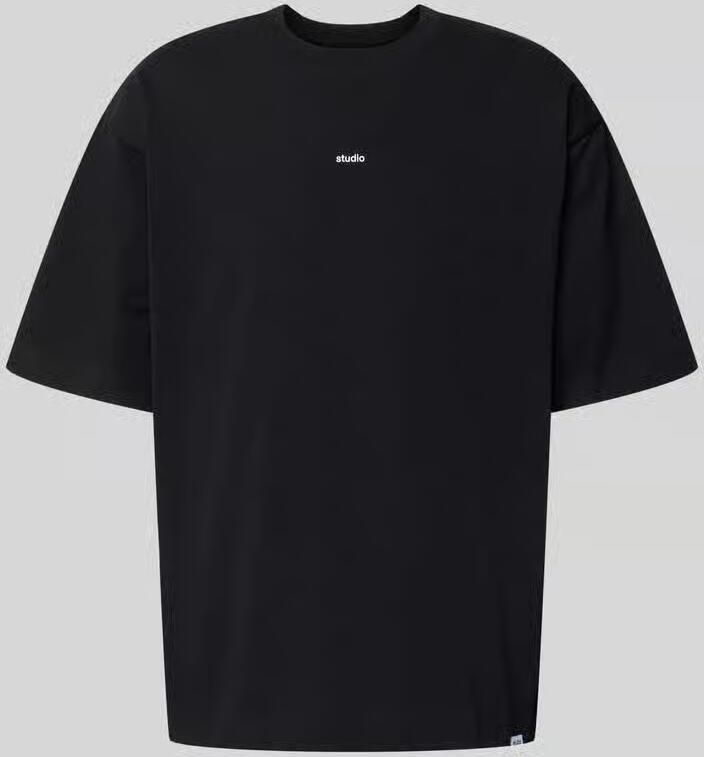 SEIDENSTICKER STUDIO Regular fit t-shirt van puur katoen