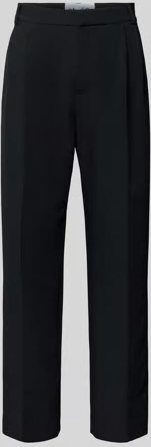 SEIDENSTICKER STUDIO Regular Fit pantalon met bandplooien