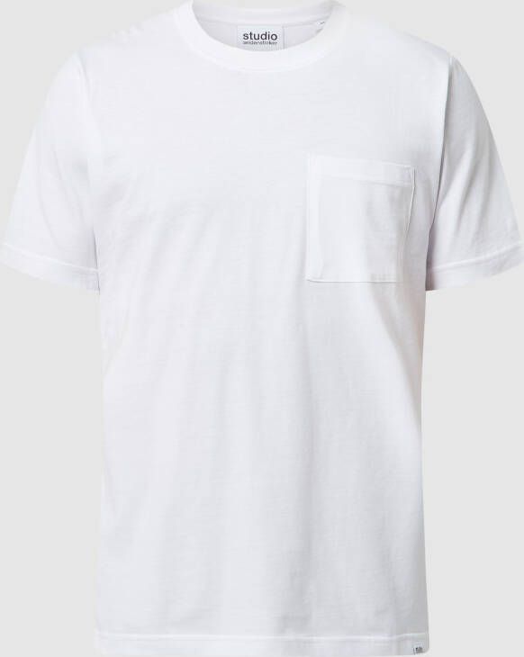 Seidensticker Studio T-shirt met borstzak