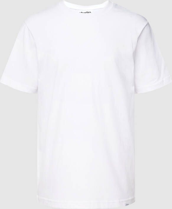 Seidensticker Studio T-shirt met labeldetail
