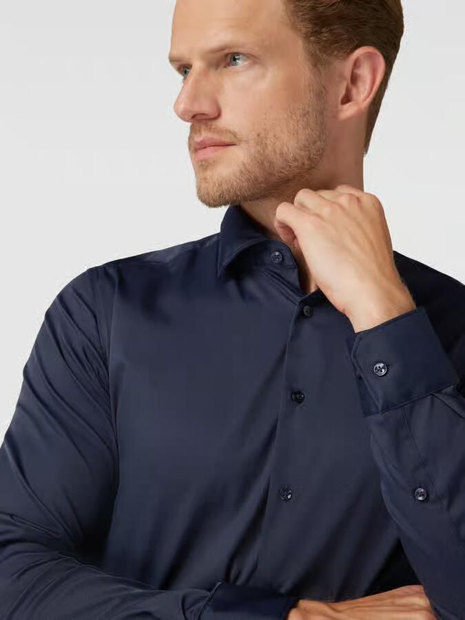 Seidensticker Super SF Super slim fit zakelijk overhemd met kentkraag