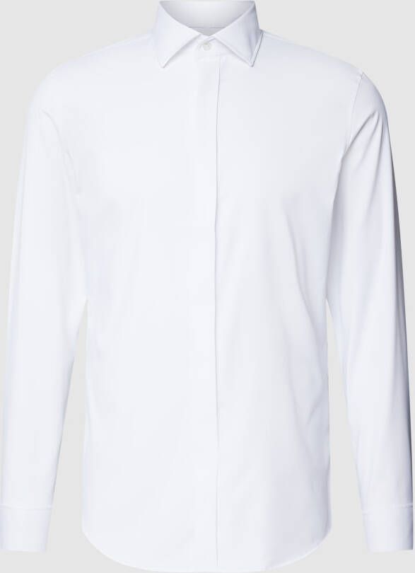 seidensticker Slim fit smokingoverhemd met stretch