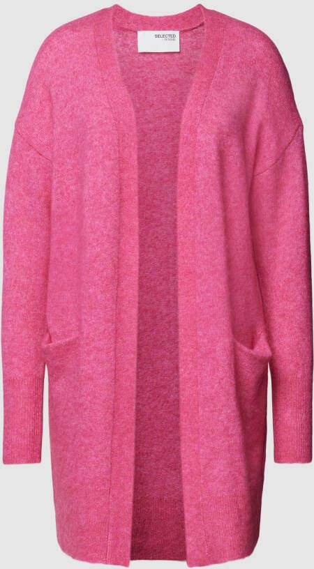 SELECTED FEMME Dames Truien & Vesten Slflulu New Ls Knit Long Cardigan B Fuchsia