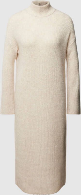 Selected Femme Gebreide jurk met geribde opstaande kraag model 'MALINE'