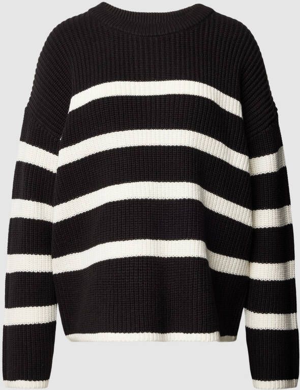 Selected Femme Gebreide pullover met streepmotief model 'BLOOMIE'