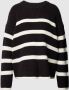 SELECTED FEMME Dames Truien & Vesten Slfbloomie Ls Knit O-neck Zwart - Thumbnail 3