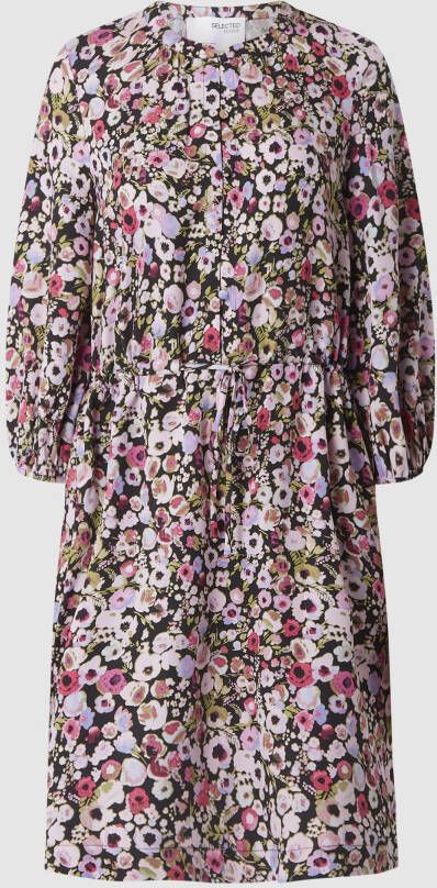 Selected Femme Remina 3 4 short dress Roze Dames