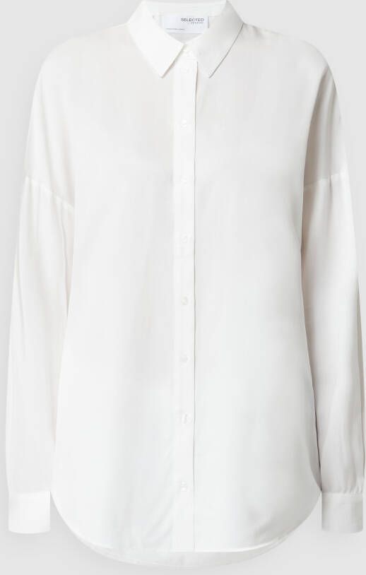 Selected Femme Lange blouse van lyocell model 'Sanny'