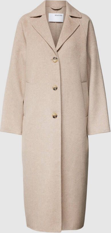 Selected Femme Lange jas met reverskraag model 'SLFNEW TAMA'