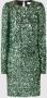 Selected Femme Groene Mini Jurk Colyn Ls Short Sequins Dress - Thumbnail 2