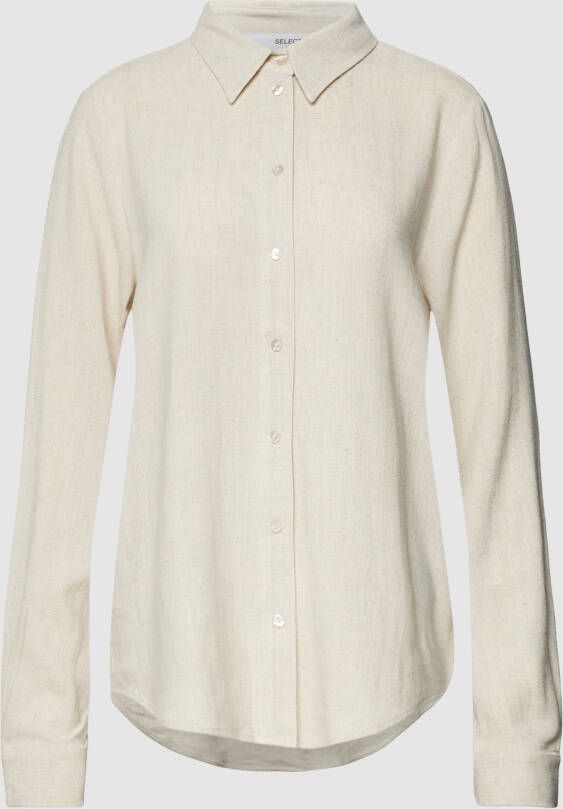 Selected Femme Overhemdblouse met structuurmotief model 'VIVA'