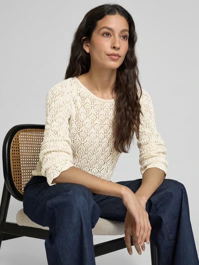 Selected Femme Gebreide pullover met ronde hals model 'NIVA' - Foto 2