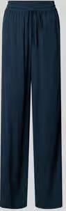 Selected Femme High waist broek van een mix van viscose en linnen model 'VIVA-GULIA' - Foto 3