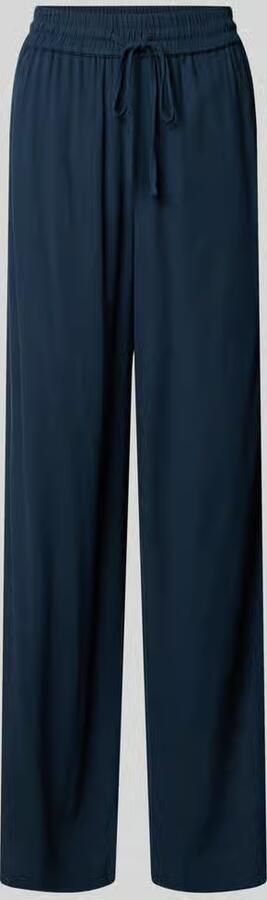 Selected Femme High waist broek van een mix van viscose en linnen model 'VIVA-GULIA' - Foto 2