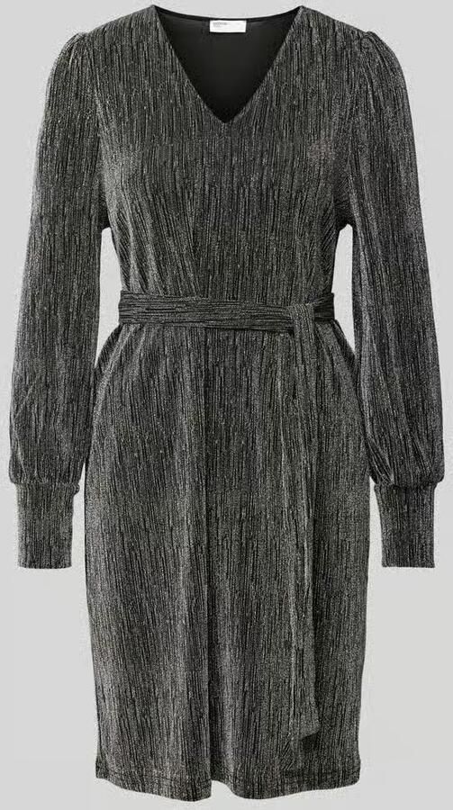 Selected Femme Knielange jurk met V-hals model 'ANITA AGNETHE'
