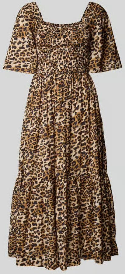 SELECTED WOMEN Dames Jurken Slfdora Ss Ankle Dress Zwart - Foto 8