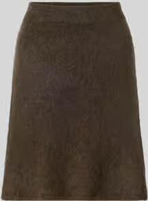 SELECTED WOMEN Dames Rokken Slflulu Brushed Hw Knit Skirt Bruin - Foto 5