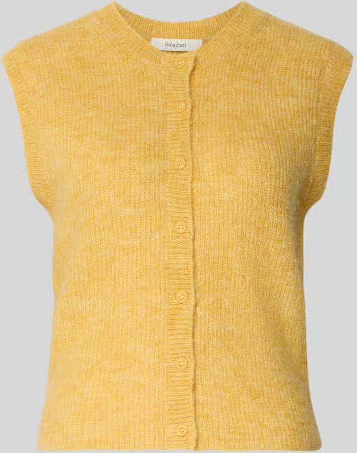 Selected Femme Regular fit gebreid jack van wolmix