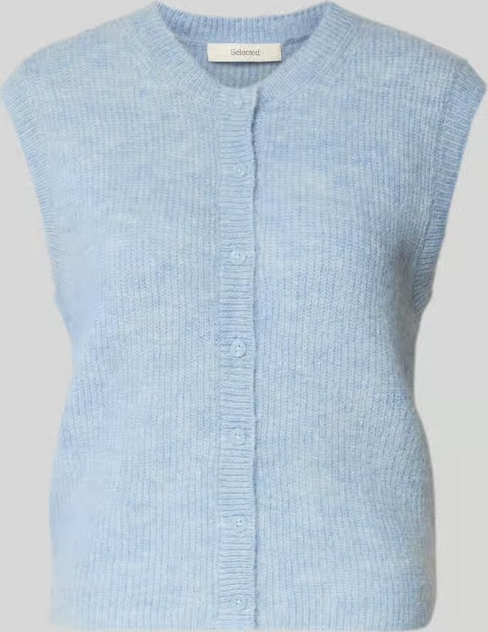 Selected Femme Regular fit gebreid jack van wolmix